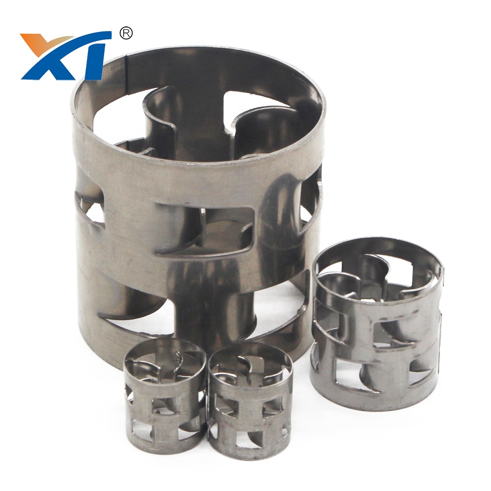 304L Embalaje de acero inoxidable Metal Pall Ring anillo de palio metálico para torre de absorción