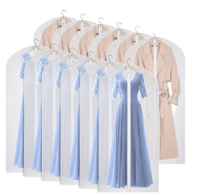 Garment Bags Dress Bag for Storage 60 inches Dust-ProofCover Bag with Zipper for Long Dresses Suit Coat Closet
