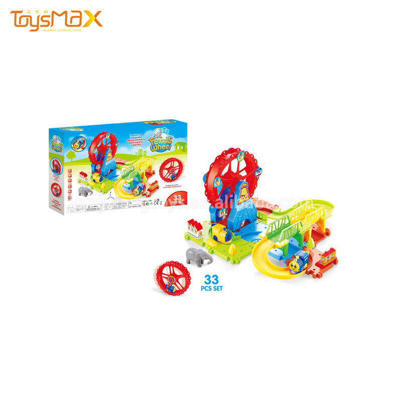 33pcs Electric Toy Race Track Games Toy For Children