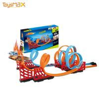 Toysmax Assembly Pull Back Cars Hot Wheel Magic Race Track For Kids