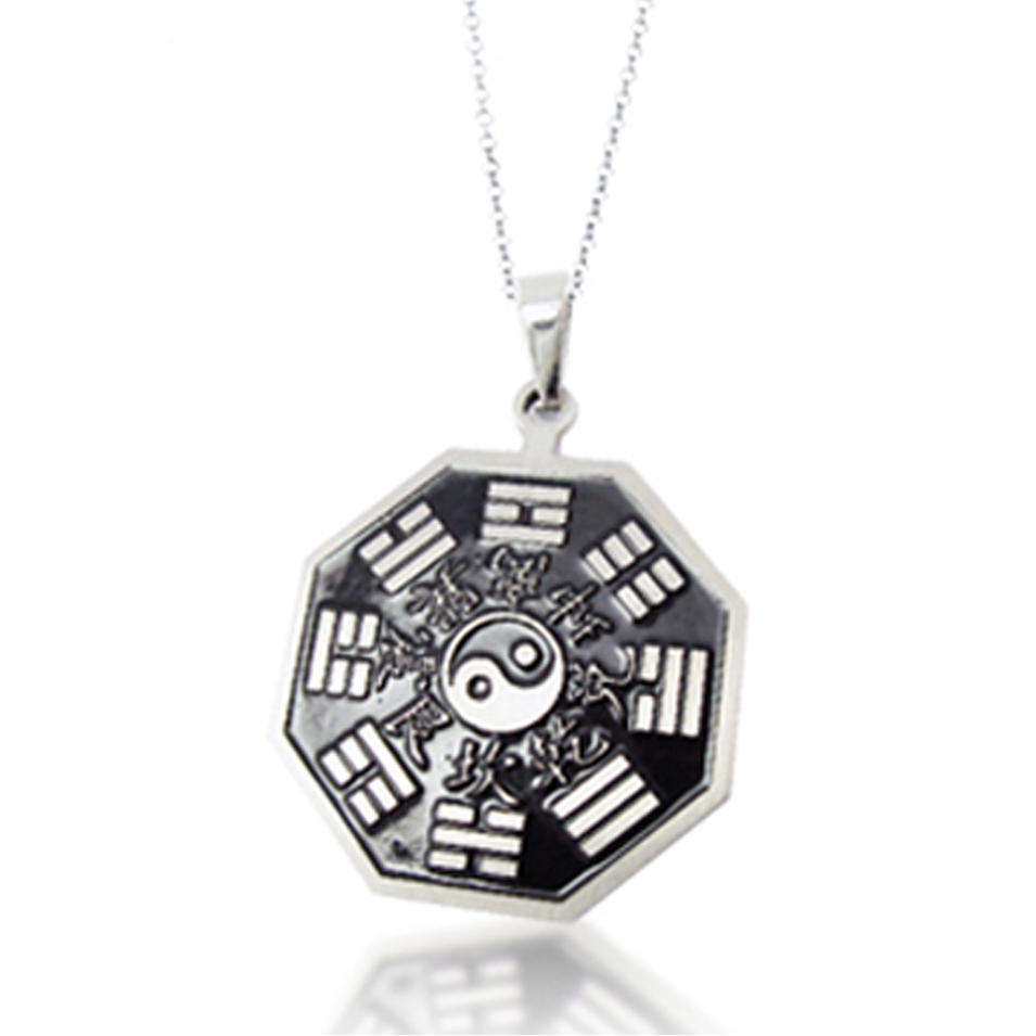 wholesale religious jewelry 316L stainless steel yin yang pendant