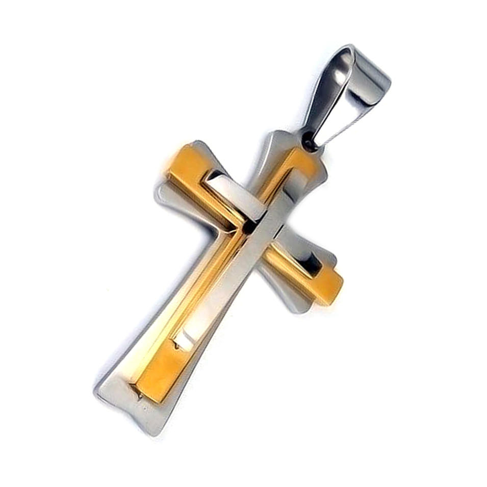 Stainless Steel 316L Religious Christian Jewelry Cross Pendant