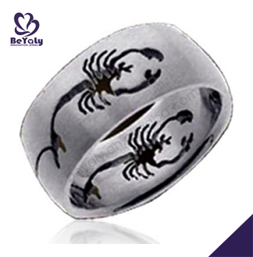 Black scorpion painting handmade how to remove a titanium ring