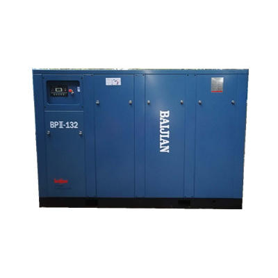 hot sale 132kw two-stage screw air compressor 8 bar