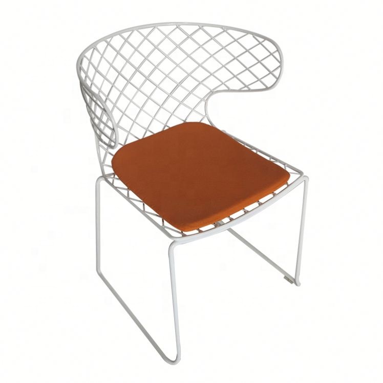 Classic dining sled base metal bertoia wire sled base chair