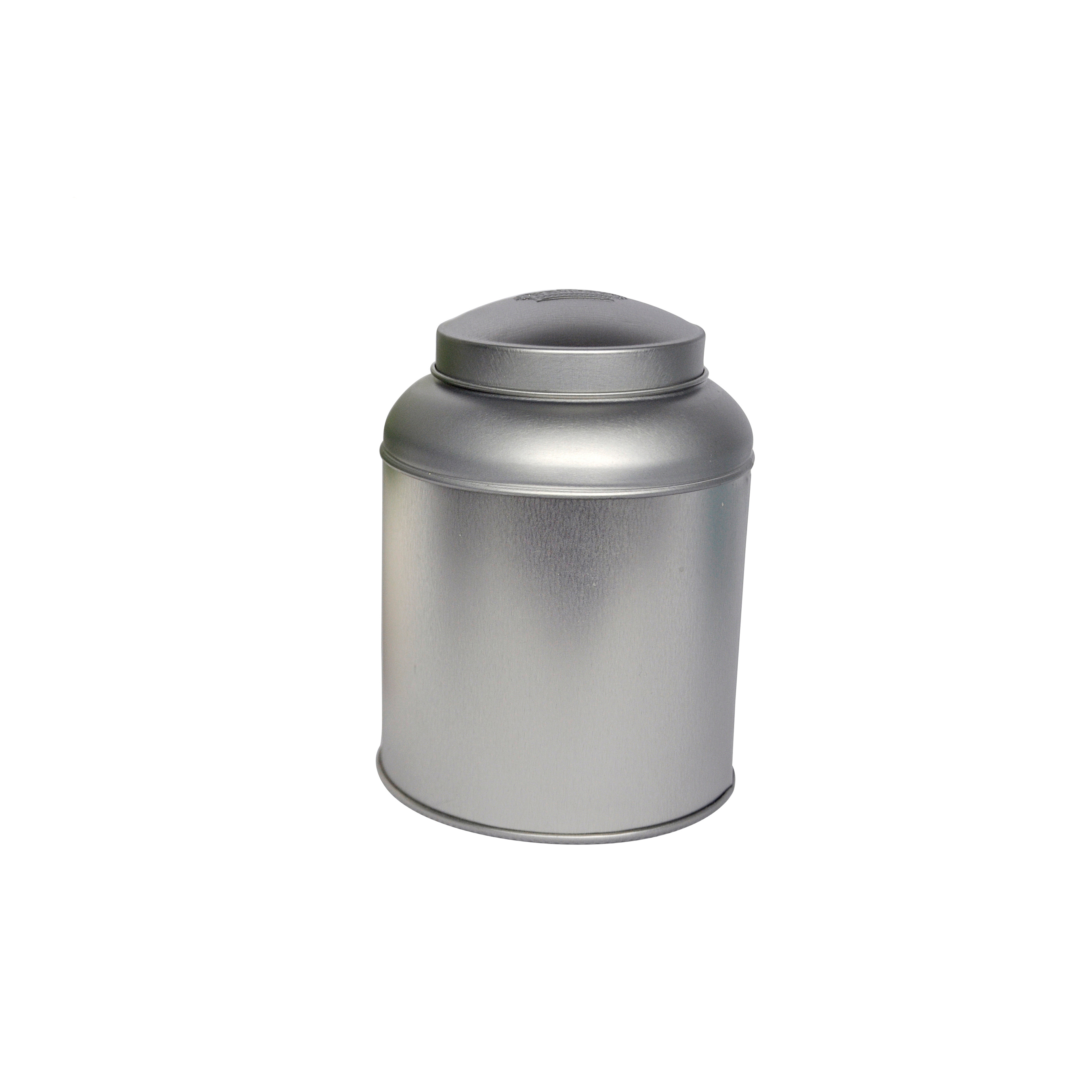 Stylish airtight tin box custom print round tea tin with dome lid tea tin packaging