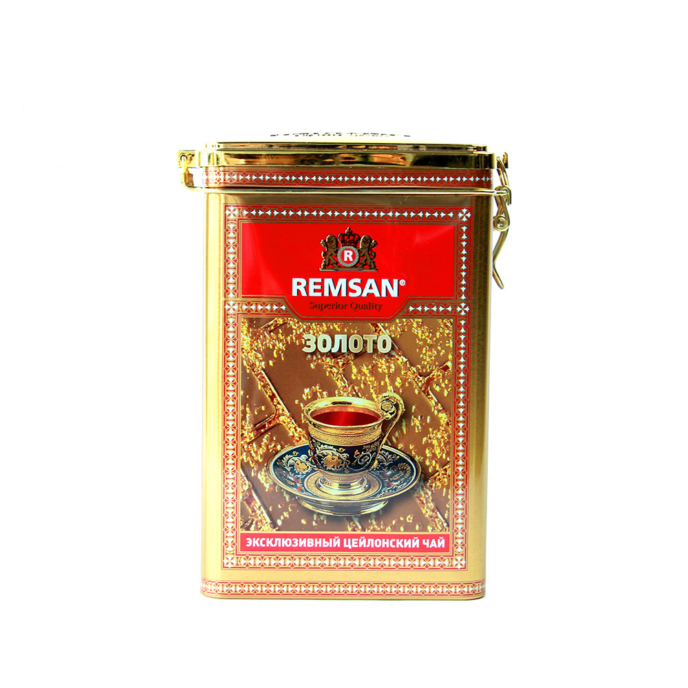 Rectangular Tin Can Coffee Packaging Box Metal Sugar and Tea Container With Plastic Airtight Lid