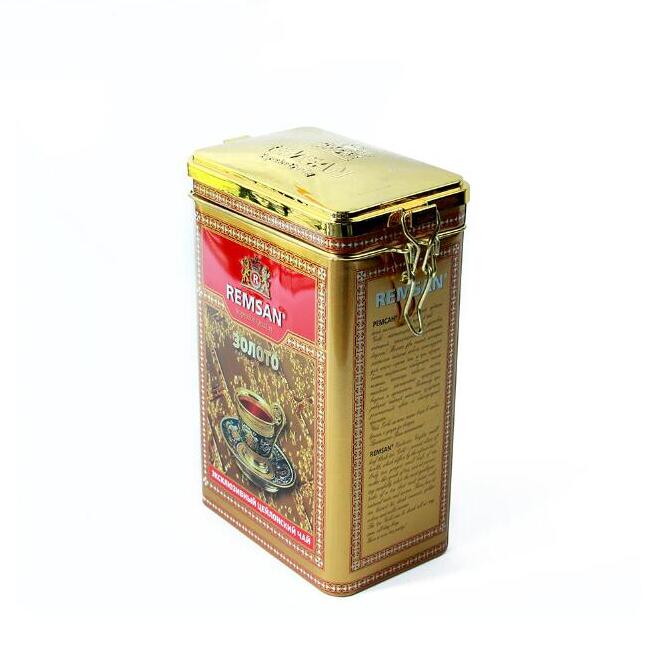 Bodenda food grade custom tea tin box coffee can packing with clap
