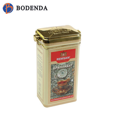 2018 green tea tin metal box for Chinese tea packing
