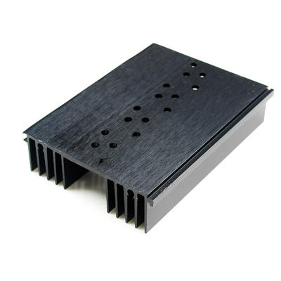 Aluminium black heatsink audio amplifier