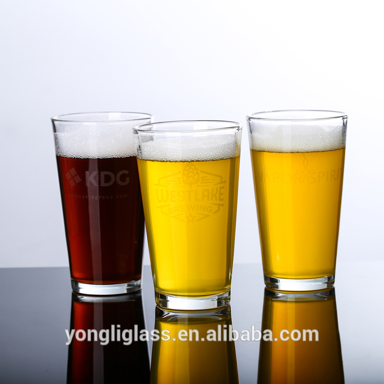 16oz manufacturers custom clear pint glass,Promotional beer glass cup, high quality water glass