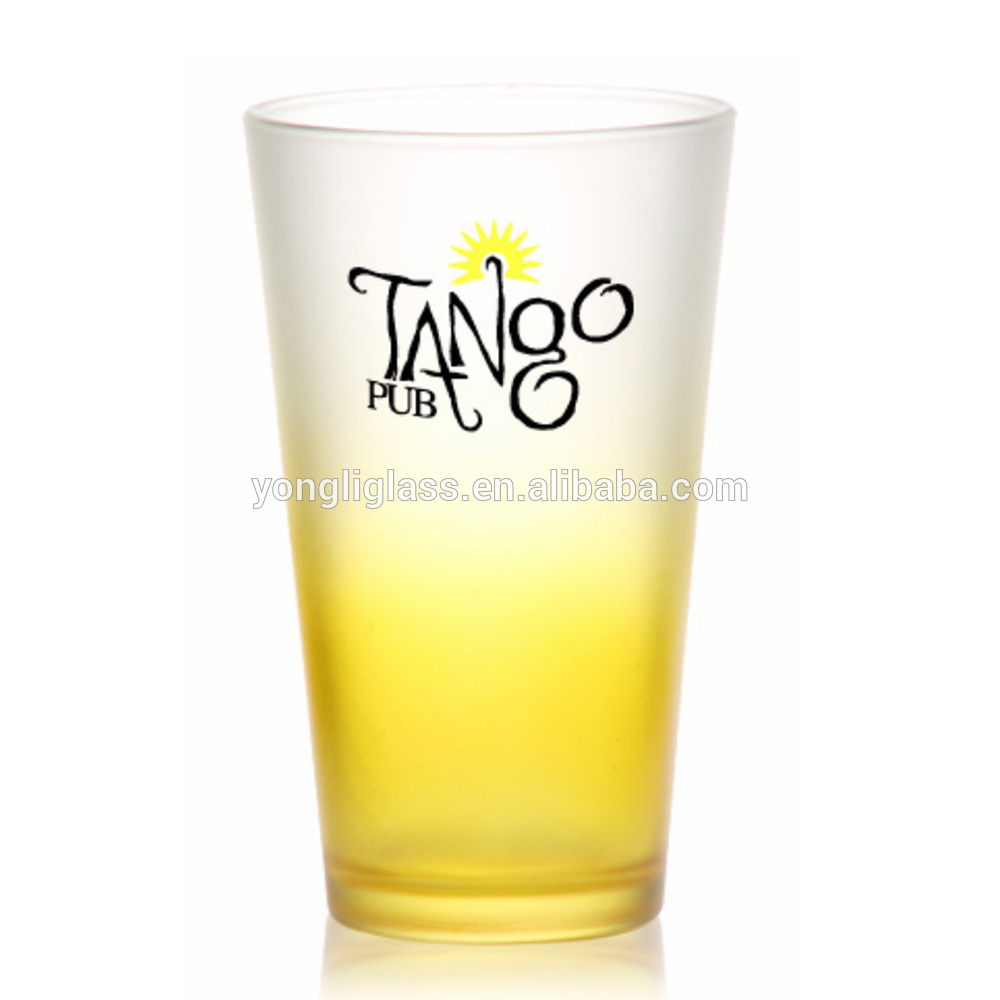 High Quality pint beer glasses,beer glass coloured pint glasses for pub