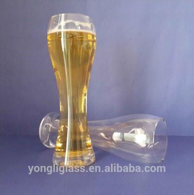 500 ml Creative waist beer mug hand-blown borosilicate glass beer cup