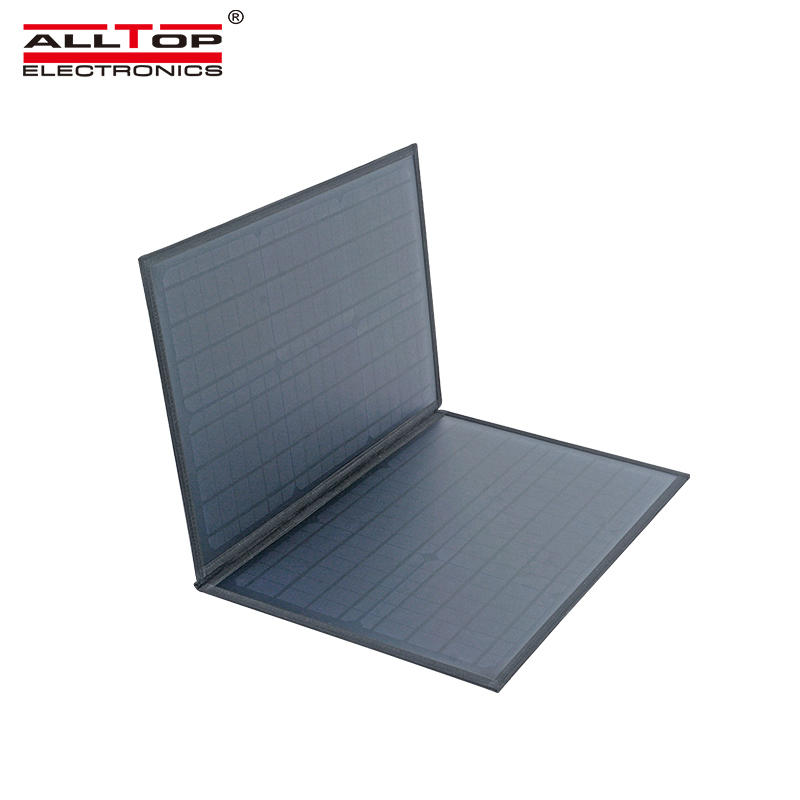 ALLTOP High efficient power generation waterproof USB interface 60w portable folding solar panel