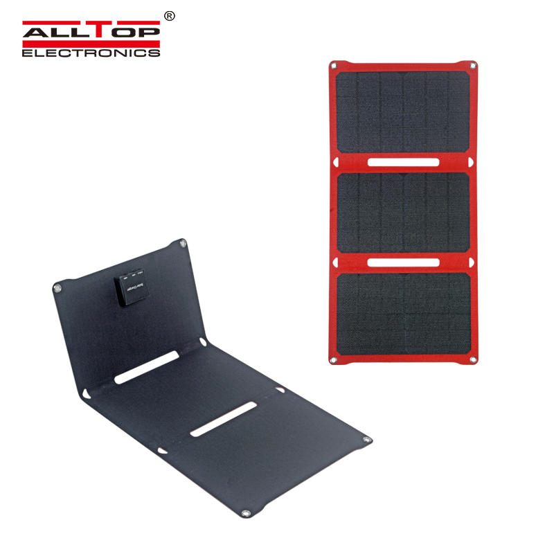 ALLTOP Waterproof Portable Solar Folding Charger 21W Folding Solar Panel