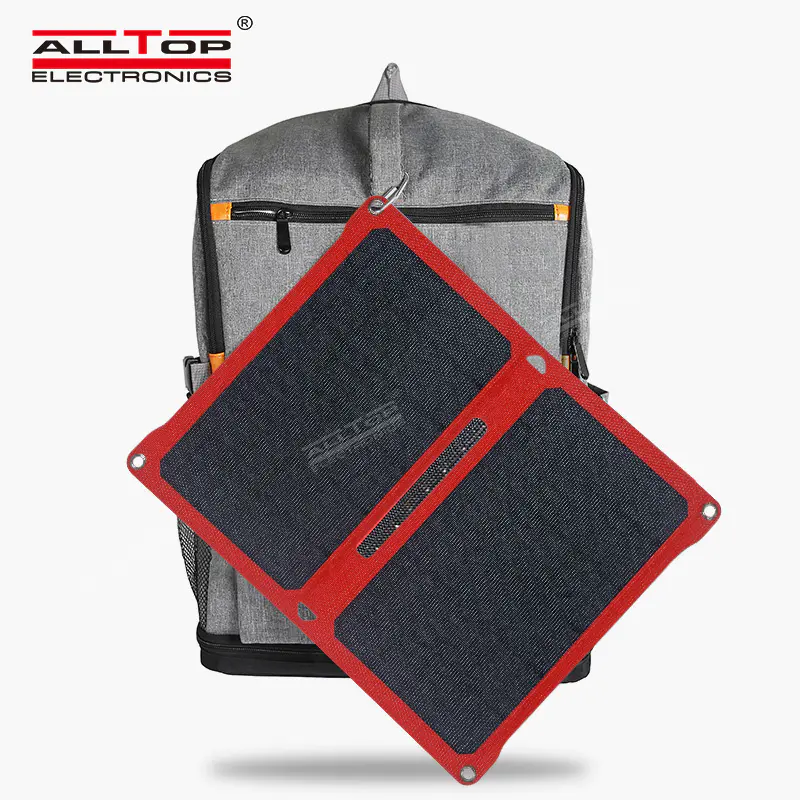 ALLTOP Portable folding outdoor camping monocrystalline silicon 28w foldable solar panel