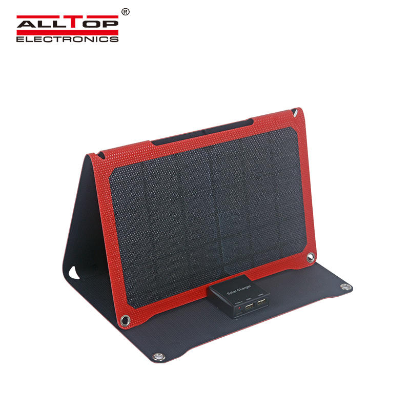 ALLTOP Portable lightweight USB interface foldable solar power panel prices
