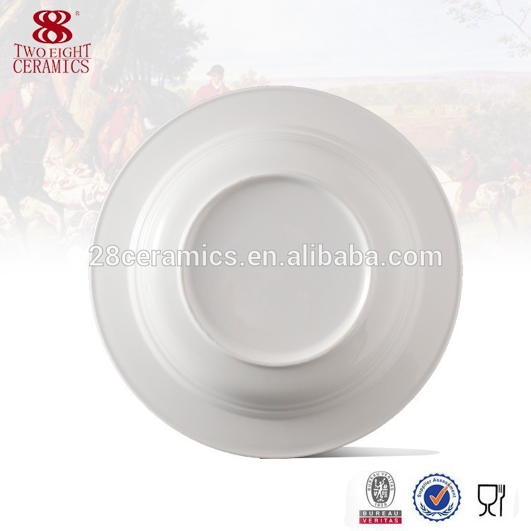 Wholesale dinnerware Porcelain white ceramic soup tureen with lid