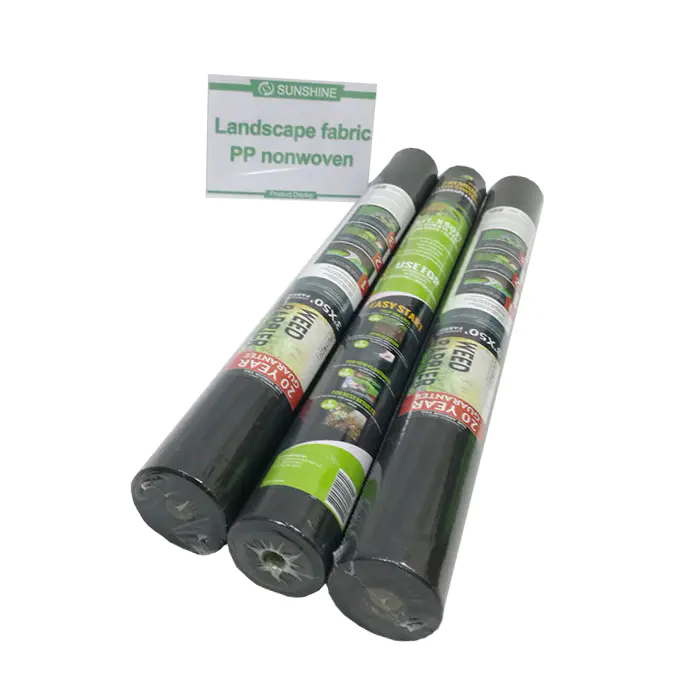 Bio-degradable ground cover Weed barrier landscaping fabric agricultural nonwoven weed control