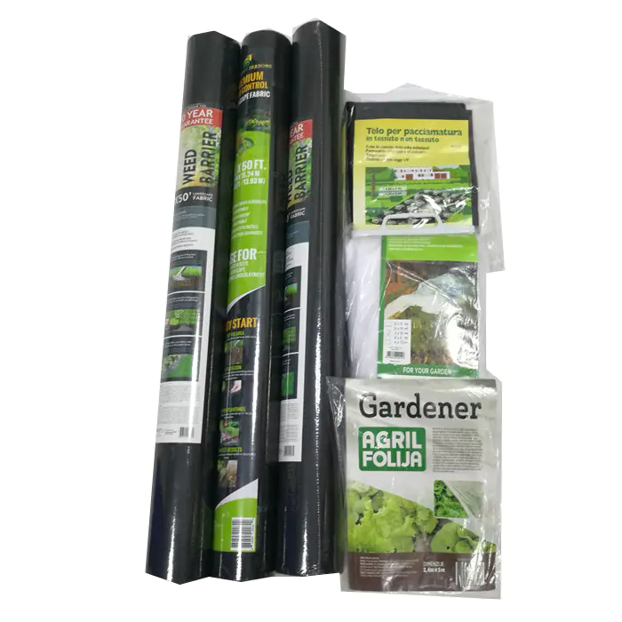 Nonwoven Polypropylene Weed Barrier Landscape Fabric 50gsm 1m*50m