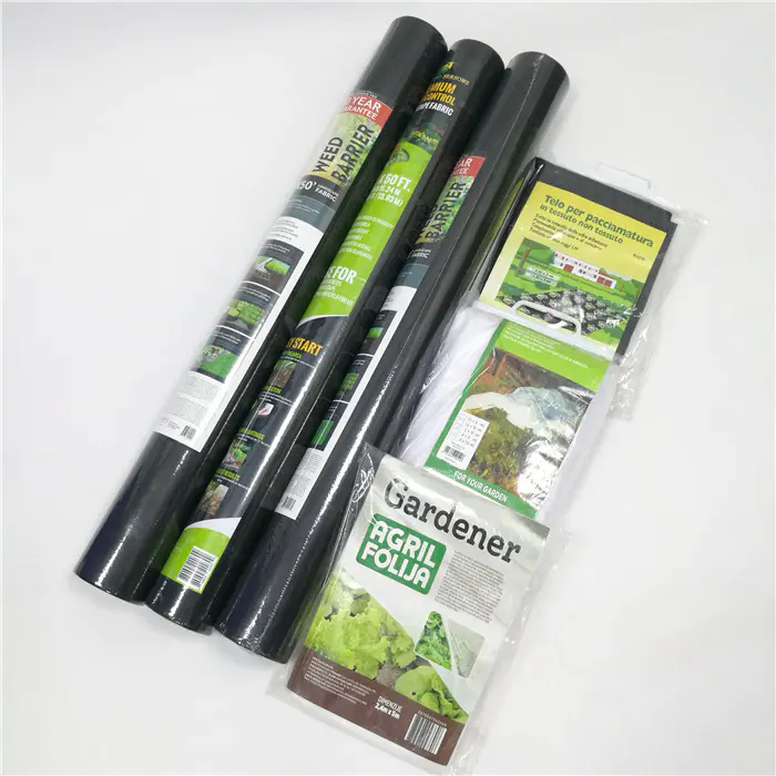 Cheap Small Roll 50 gsm 100%PP Black Nonwoven Landscape Fabric for Weed Control