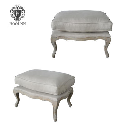 Classical French Louis Comfortable Upholstery Ottoman S1071