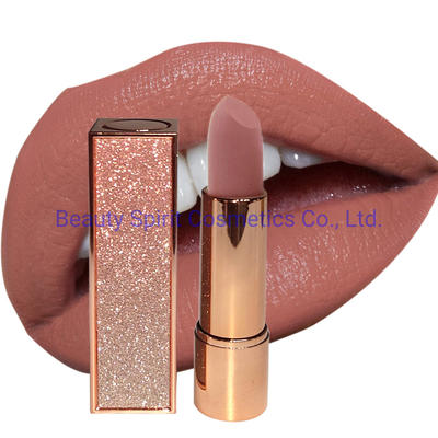 OEM Customized Glitter Lipgloss Cosmetics Makeup Long Lasting Matte Lipstick