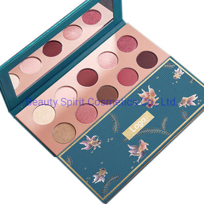 OEM 10 Color Big Brand Quality Customized Eyeshadow Palette Highlighter Cosmetics Makeup Set