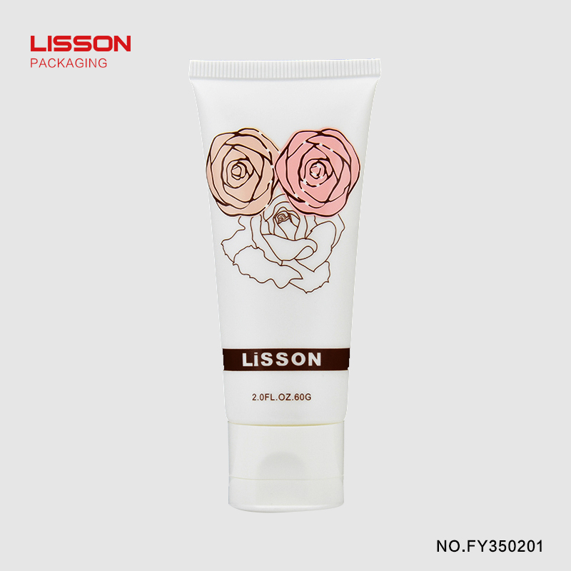 BB Cream Hand Cream Eco-friendly Empty White Cosmetic Soft Tube Packaging With Flip Top Cap