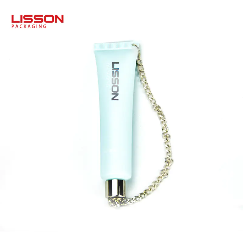 35ml empty custom plastic hand cream tube packaging with luxury chain