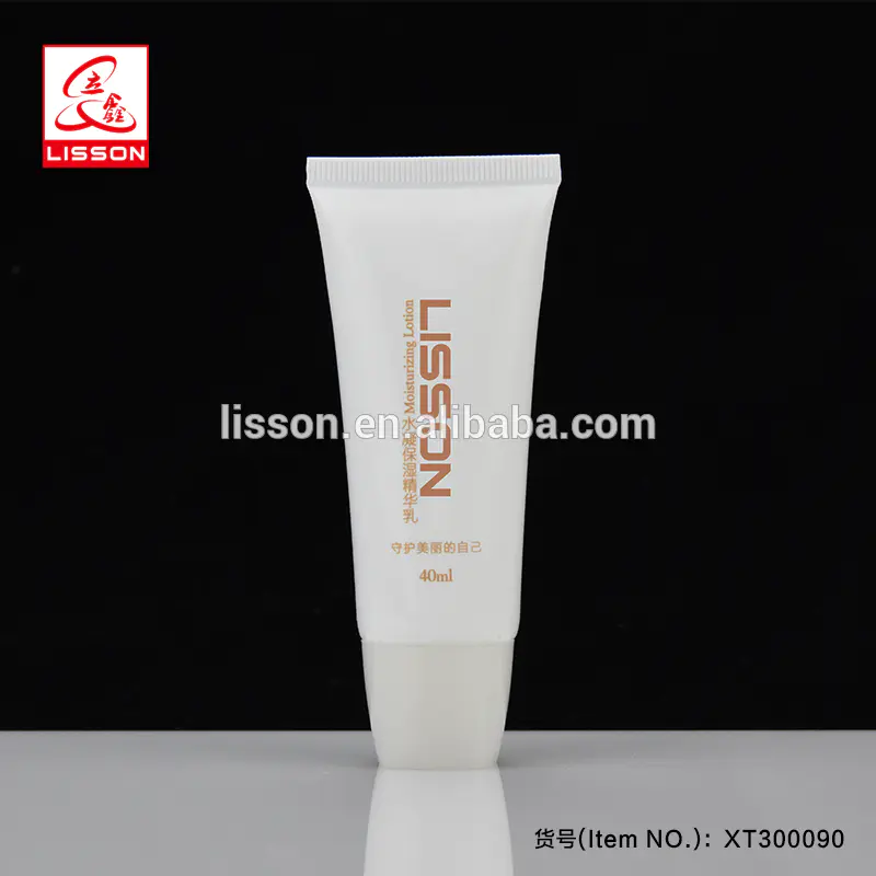 40ml Empty Airless Cosmetic Packaging Plastic Soft Tube Lotion Container With Screw Cap For Hand Cream