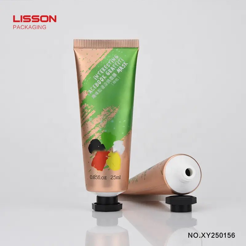60mlCosmetic Packaging hand cream tube plastic tubes With Octagonal Cap