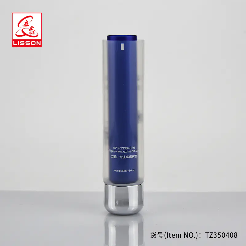 30ml wholesale dual chamber tube packaging skin care container