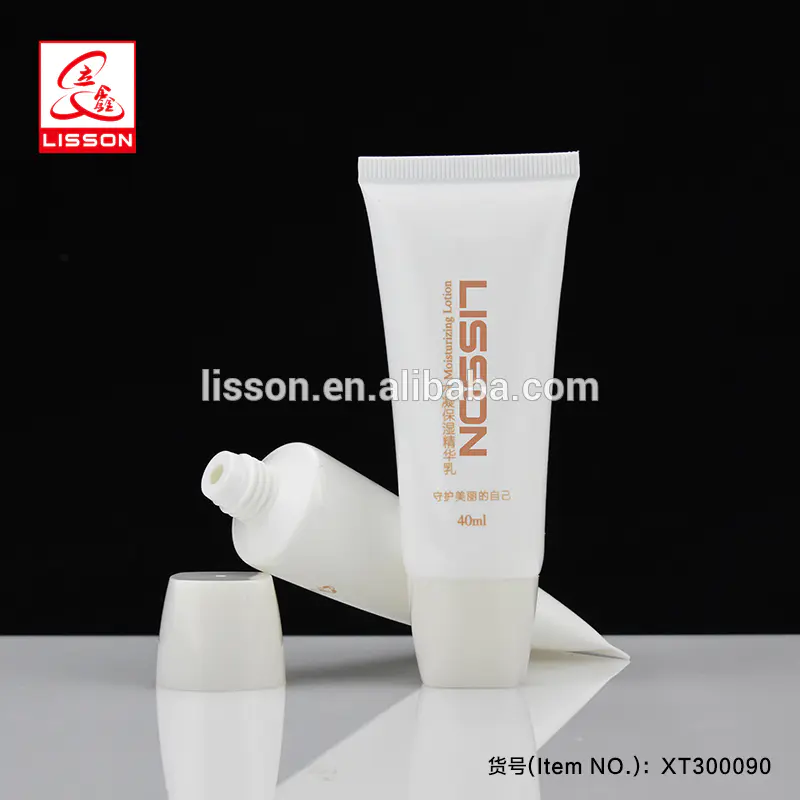 40ml Empty Airless Cosmetic Packaging Plastic Soft Tube Lotion Container With Screw Cap For Hand Cream