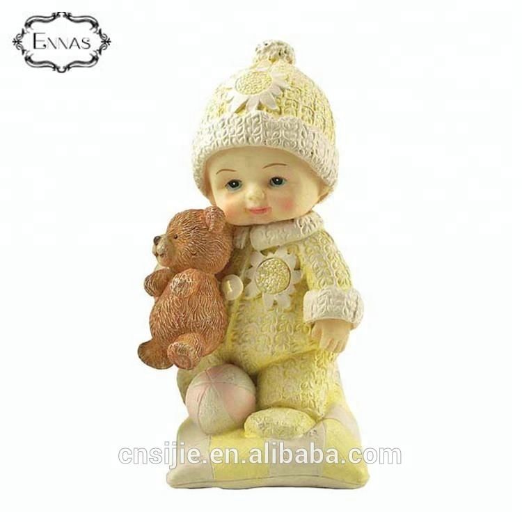 Existing Mould polyresin baby shower fairy figurines for birthday gifts