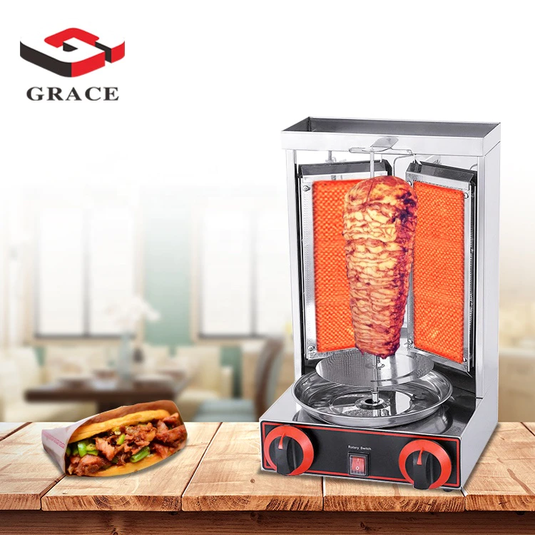 Grace BBQ Rotary Stainless Steel Gas Doner Kebab Making Machine/Shawarma Kebab Machine