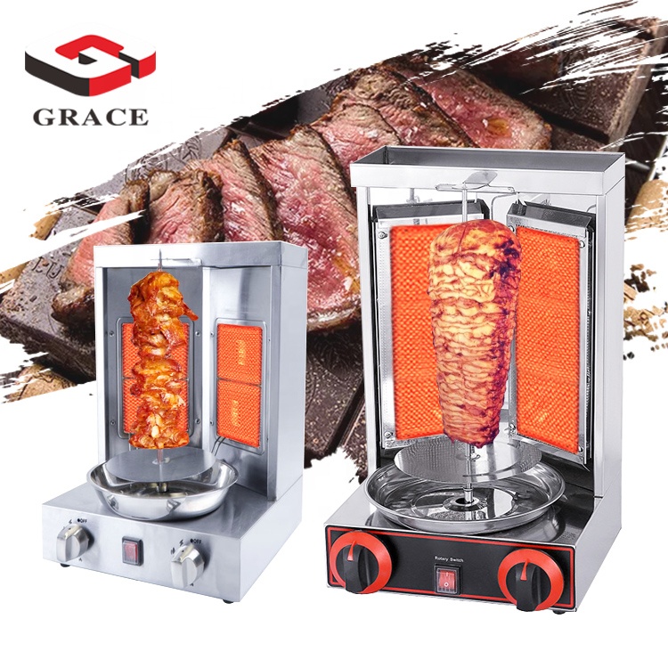 Rotisserie Kebab Grill 20 Skewers– Gas & Lava Automatic