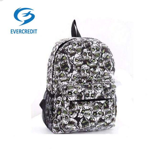 canvas skull backpack bags student school bags New fashion Women's travel bags