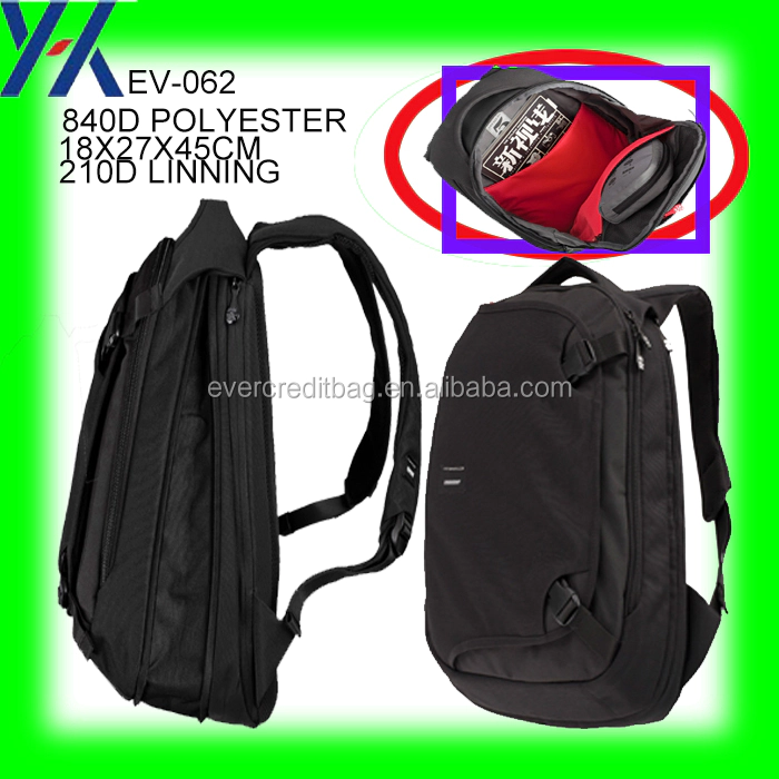 840D polyester computer kipl travel black backpack bag in china