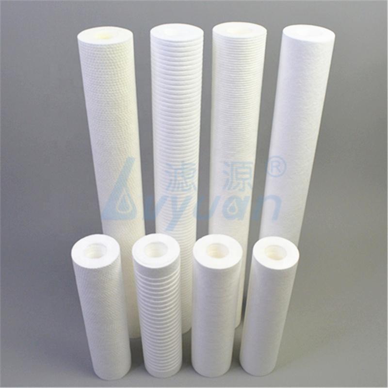 10 20 30 40 inch Replacement Polypropylene fine filter depth cartridge filters with hairy orange groove smooth surface