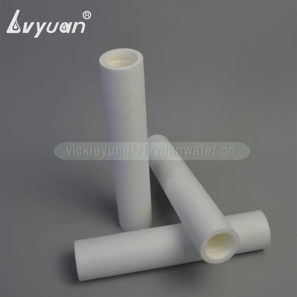 High flow water filter rate PP material 40 inch big blue water filter cartridge for 10 micron industrial water filter machine