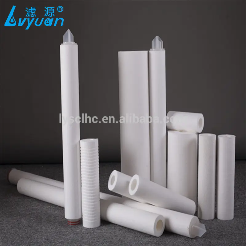OEM customized Polypropylene melt- blown filter with PP water filter media 1 5 10 100micron