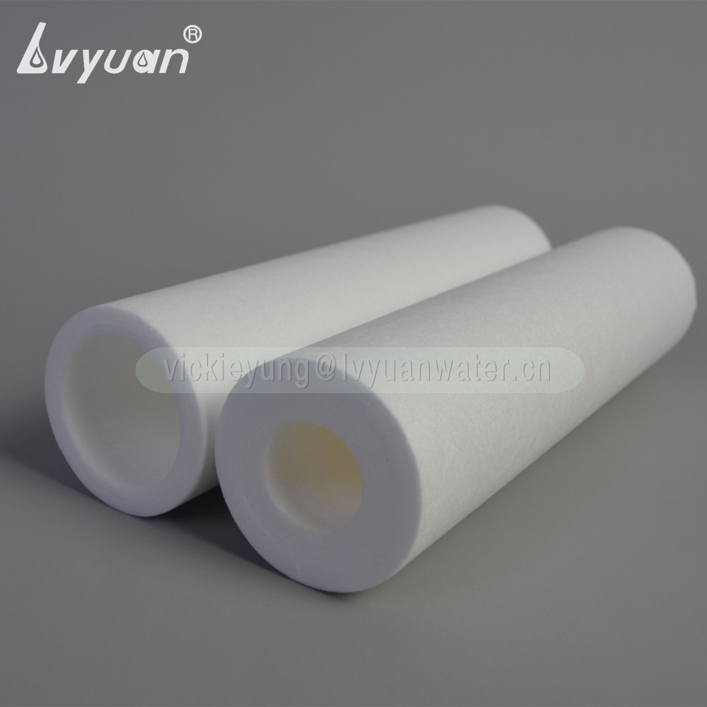 Industrial liquid pre filtration system 5 microns water sediment cartridge filter with PP plastic/stainless steel core