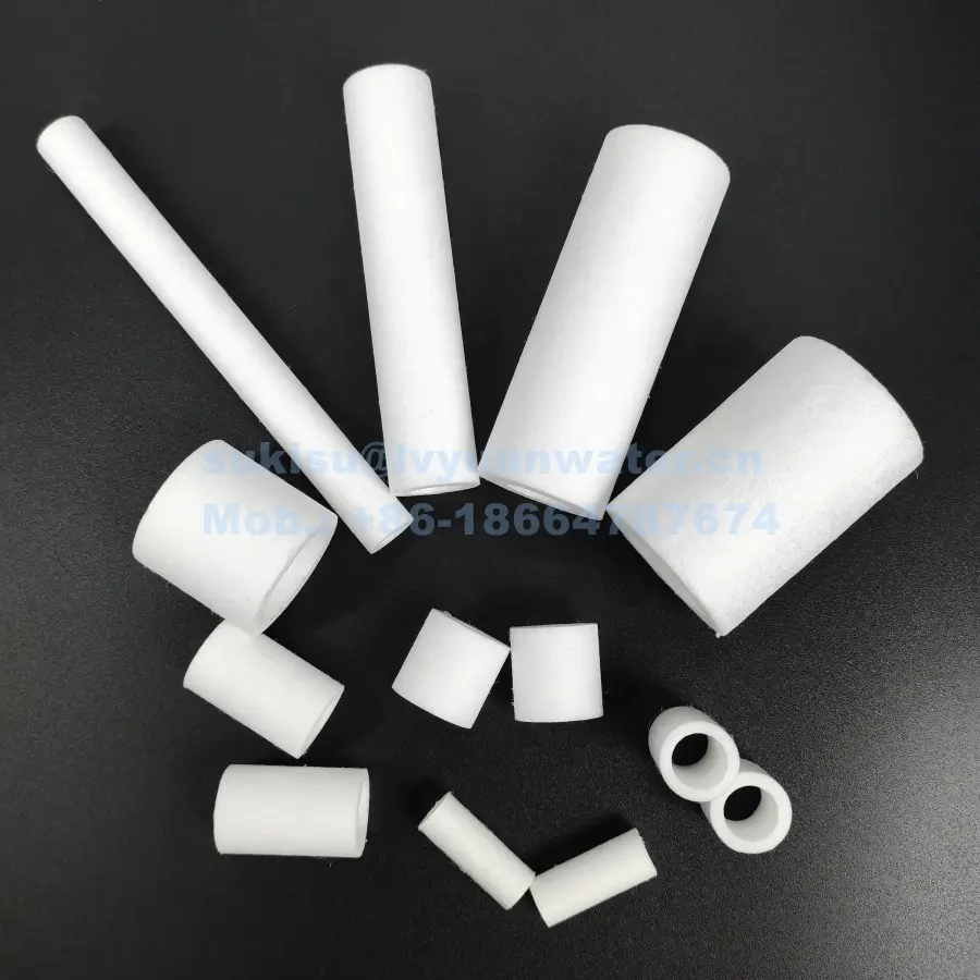 OEM Laboratory Gas Air Water Treatment PP Filter Cartridge with customized diameter 8mm-300mm porous tube