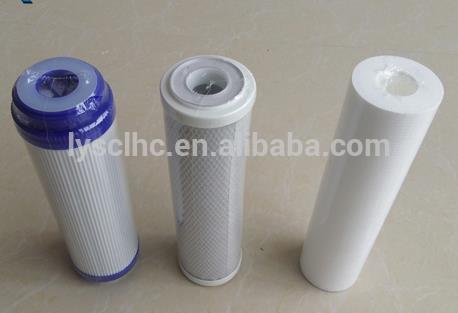 Household Pre-filtration use and Reverse Osmosis type PP spun CTO GAC UDF water filter Cartridge 10 20