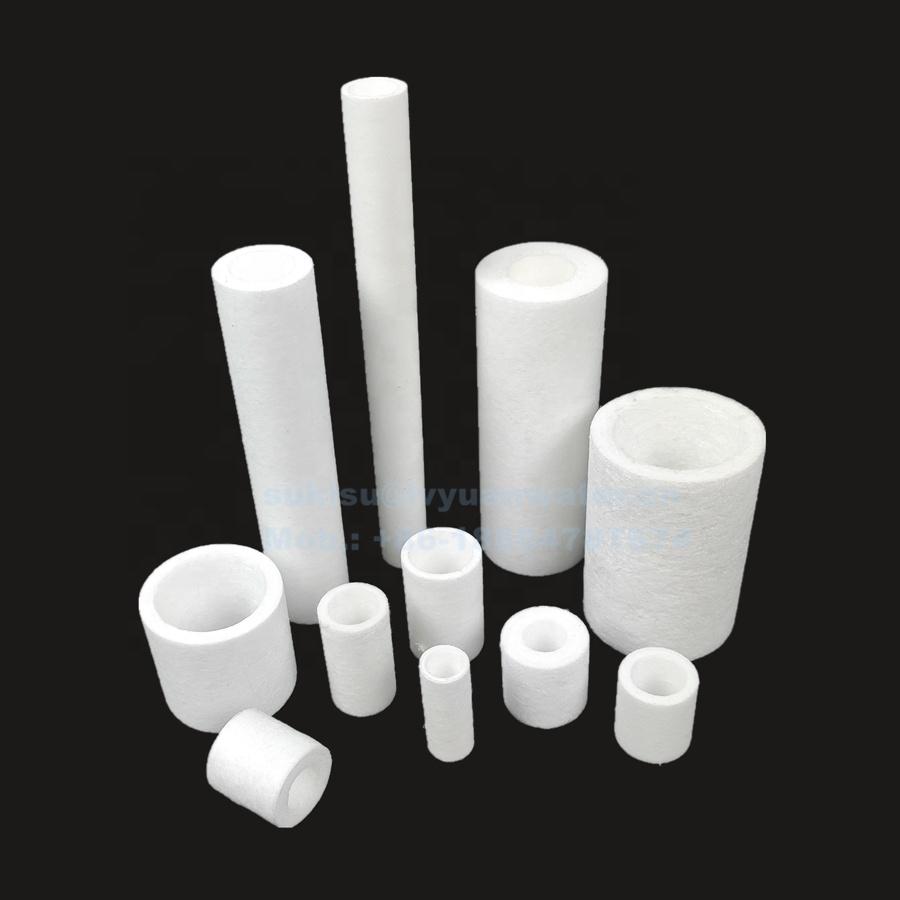 Various dimension micropore water filter PP sediment cartridge for Liquid purification