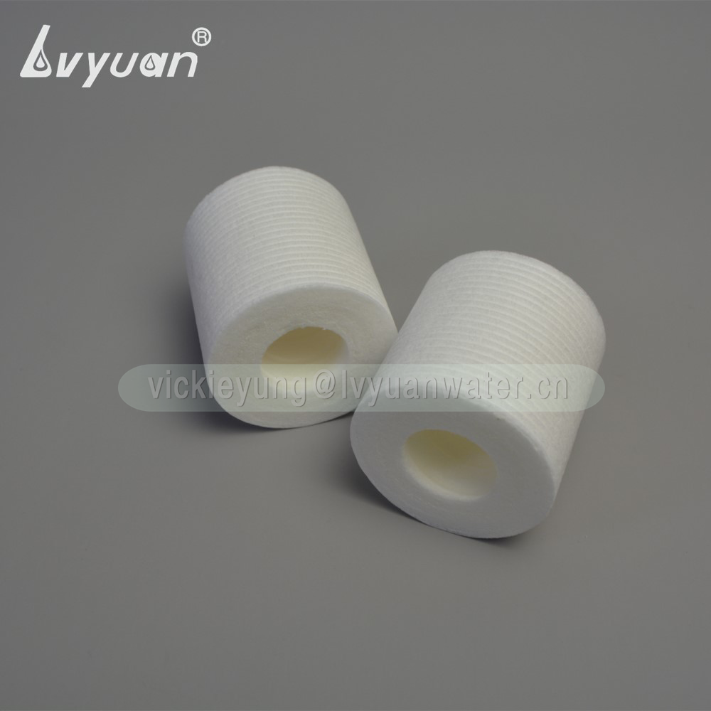 Big diameter 4.5x40 inch water filter pleated/melt blown filter cartridge polypropylene filter with plastic connector code