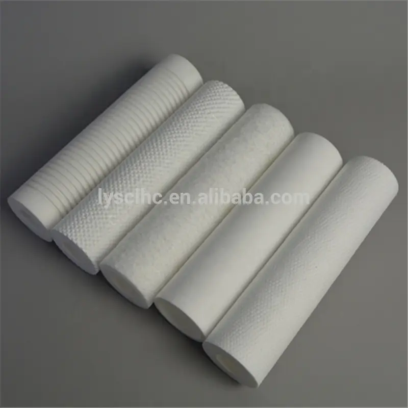 Wrinkle Hard Orange Peel Surface PP water polypropylene melt blown dept filter cartridge from Guangzhou suppliers