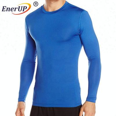 skin tight compression Mens short sleeve fitness shirts