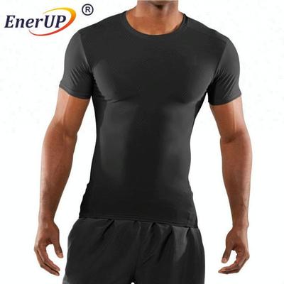 Copper Compression Running Wear Short Sleeve T shirt for Men